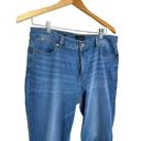 Talbots  Womens Denim Jeans Straight Leg Crop Blue Womens Size 10 Stretch Photo 1