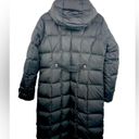 Lands'End   Women's Puffy Down Long Maxi Winter Coat Black Size Medium Photo 2