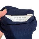 Everlane Luxe Wool Square Turtleneck in Navy Blue 100% Merino Wool Photo 7