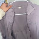 Athletic Zip Up Jacket Purple Photo 1