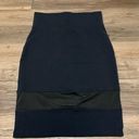 Bebe Black Mesh Pencil Skirt Size XS Photo 4