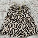 Alice & Trixie  100% silk leopard animal print neon spaghetti strap mini dress XS Photo 0