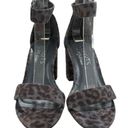 Coconuts by Matisse  Sashed block Heel stacked Sandal Gray spotted size 7 NWOT Photo 1