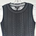 BCBGMAXAZRIA  Jaylenne Black Sweater Knit Peplum Top, EUC, Medium, MSRP $128 Photo 2