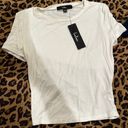 Lulus White Baby Tee Photo 0