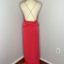 Alexis  Analiai Crepe Slip-Style Wrap Dress Red S Photo 5