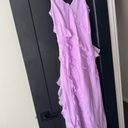 Abercrombie & Fitch Drapped Ruffle Midi Dress Photo 1