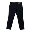 Soft Surroundings New Banana Republic Sloan Crop Black Pant Womens Size 00P Mid Rise Casual Career Photo 1