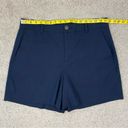 Vince  Linen Blend Shorts Navy Blue 12 Photo 6