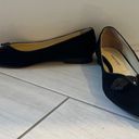 36.5 Sarah Flint Sequel Lana Black Suede Pointed Toe Bow Slip On Flats  US 6.5 Photo 2