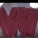 Windsor  RED PINSTRIPE TROUSER WITH BOW Photo 1