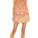 Rococo  SAND Nesh Cut Out Mini Dress Pink Orange Yellow Womens Size Medium Photo 0