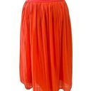 A New Day Women’s Pleated Coral  Skirt Size M Photo 1