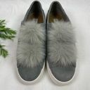 Steve Madden Bryanne Casual Platform Sneakers Fuzzy Pompom Cute Gray Size 9.5 Photo 0