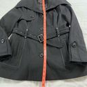 Miss Sixty  Wool Blend Women’s Medium Black Belted Coat Photo 2