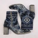 indigo. MARCODELLI BOOTS SUNDANCE COLLECTION WESTERN EMBROIDERED SZ 7 Photo 8