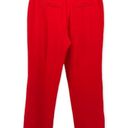 Cache  Women’s Red Cropped Trouser Pants Size 4 Photo 1