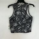 Balance Collection  floral black and white athletic tank size large Photo 1