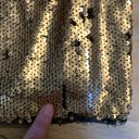 Romeo + Juliet Couture NWT  Gold Sequin Skirt S Photo 3