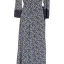 Tularosa NWT  Jolene Wrap Maxi Dress Navy Blue Size Small Long Flowy Robe Dresses Photo 3