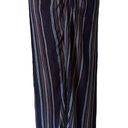 O'Neill  Blue Stripe Gauze Bohemian Maxi Skirt Boho Swimsuit Coverup ~ MEDIUM Photo 5