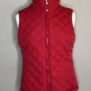 Free Country  Reversible Quilted & Microfleece Zip Front Vest Red Black Photo 0