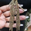 Monet Vintage  Tassel Gold Tone Long Chain Pendant Necklace Photo 4