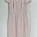 Rachel Parcell  Short Sleeve V-Neck Sheath Knee Length Dress Light Pink Medium Photo 0