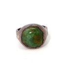 Natural Emerald crystal ring size 8.5 Photo 2