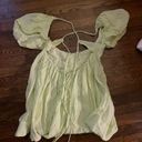 Free People Marina Mini Dress GREEN Photo 1