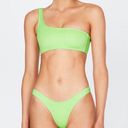 Triangl One Shoulder Bikini Melrose Green Sparkle Photo 0