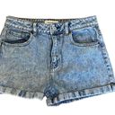 PacSun Mom Short Jean Denim High Rise Waist Acid Wash 27 Photo 0