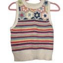 American Eagle  Floral Crochet Sweater Vest Photo 0