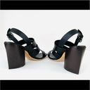 Salvatore Ferragamo  Trezze 85mm Block Heel Slingback Leather Sandals Size 4 Photo 9