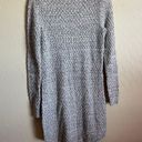 The Loft  Grey Long Sleeve Crew Neck Mini Dress Sweater Dress Photo 2