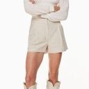 Wilfred NEW NWT Aritzia  Fable Linen Blend Pleated Mini Short in Light Birch Photo 2