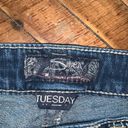 Silver Jeans  cutoff raw hem Bermuda Tuesday low rise 28 jean shorts Photo 1