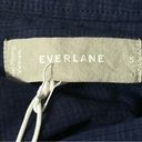 Everlane  The Cotton Tourist Shirt Plaid Button Down Navy Blue Size Small Photo 6