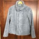 Patagonia  Jacket Faux Fur Gray Pelage Fuzzy Fleece Full Zip Snap S Photo 1