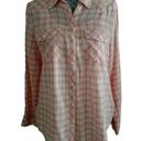 Joie  Dehart Plaid Button Down Shirt - Size M - NWT Photo 1