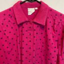 American Vintage 80's Vintage Sweet Baby Jane Long Sleeve Collared Polka Dot Button Up Size Large Photo 8