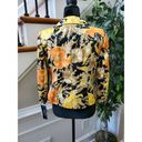 Jones Wear  Women's Floral Polyester Long Sleeve Single Breasted Blazer Size 6P Photo 5