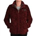 Pendleton  Burgundy Fuzzy Furry Zip Jacket Medium Photo 0