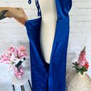 Boutique NEW Blue Satin Dress Photo 13