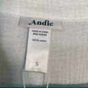 ANDIE  The Corvo Button Up Top CoverUp White size S NWT Photo 9