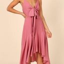 Petal and Pup  Mariana Rose Pink High Low Midi Dress XS Photo 5