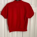 Everlane  The Oversized Polo Shirt Top Cotton Goji Berry Red Size S NWT Photo 8