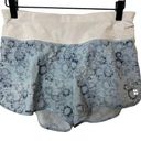 Sweaty Betty  Time Trial Running Shorts 3.5” Inseam Blue Floral Womens Small Photo 0