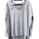 We The Free  NWT Gray Long Sleeve Style Top Lightweight Oversized Size Small Photo 0