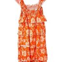 Saylor Linley Floral Smocked Maxi Dress Sz M Photo 3